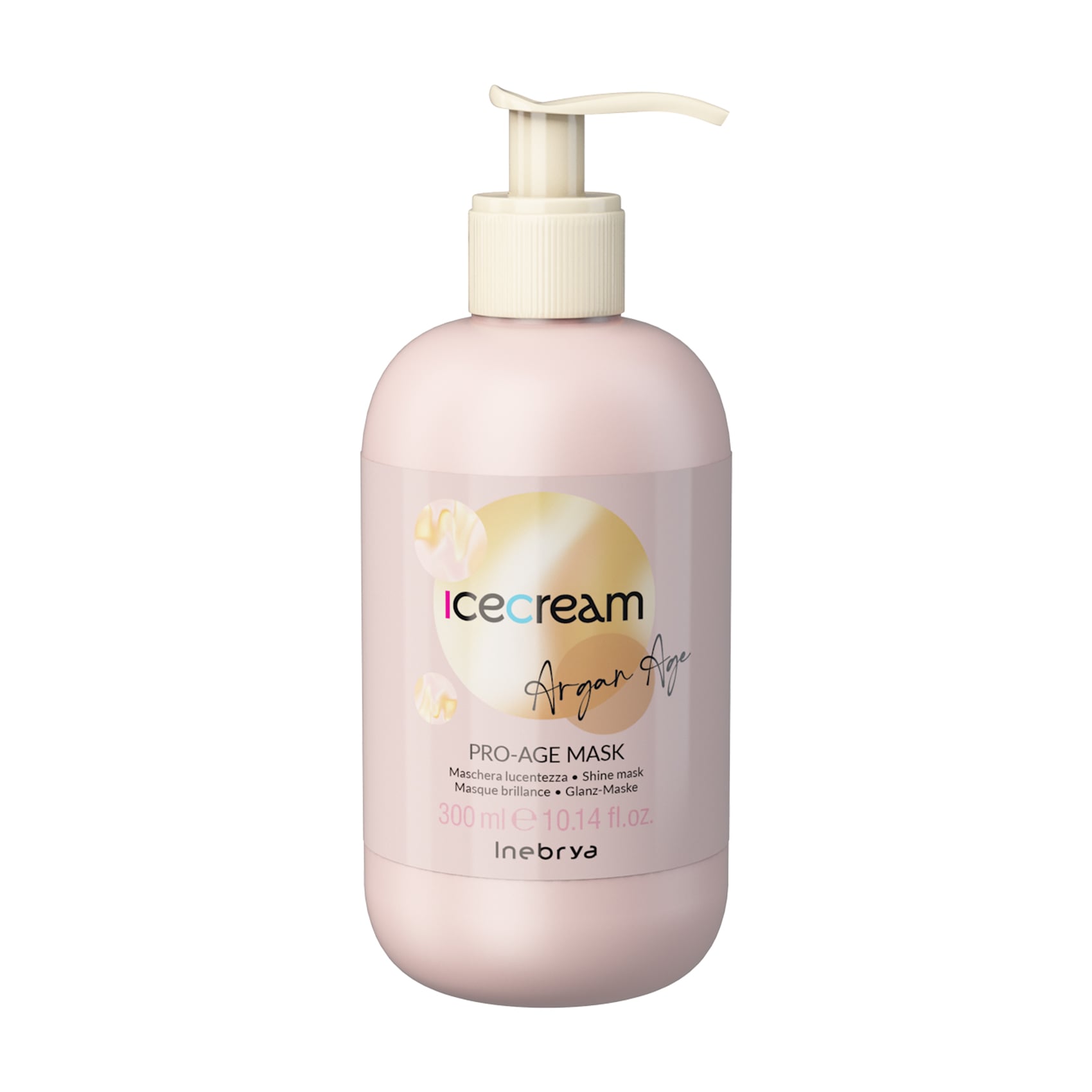 Маска Inebrya Ice Cream Pro-Age Mask Argan Oil з аргановою олією, для фарбованого волосся, 300 мл