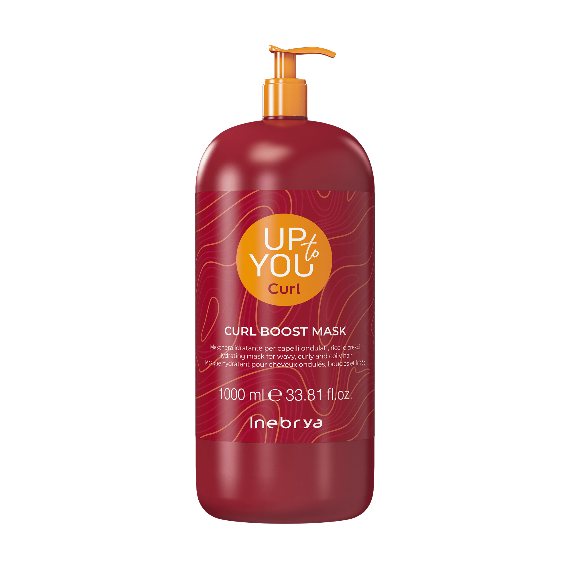Маска Inebrya Up To You Сurl Boost Mask для виткого, хвилястого та хімічно завитого волосся, 1 л