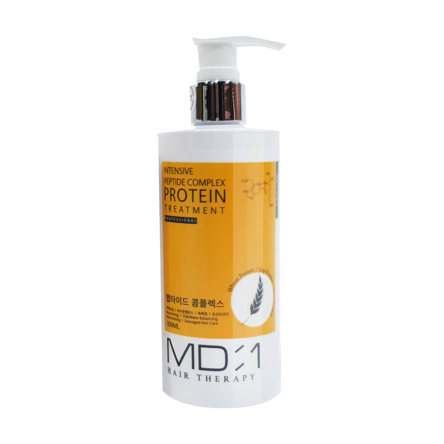 Маска-кондиціонер для волосся MD:1 Intensive Peptide Complex Protein Treatment з протеїном, 300 мл