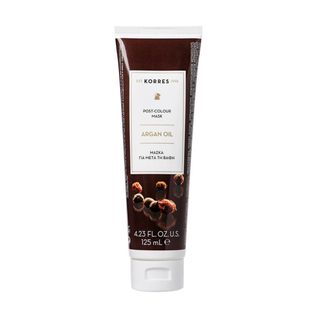 Маска Korres Argan Oil Post-Colour Mask для фарбованого волосся, з аргановою олією, 125 мл