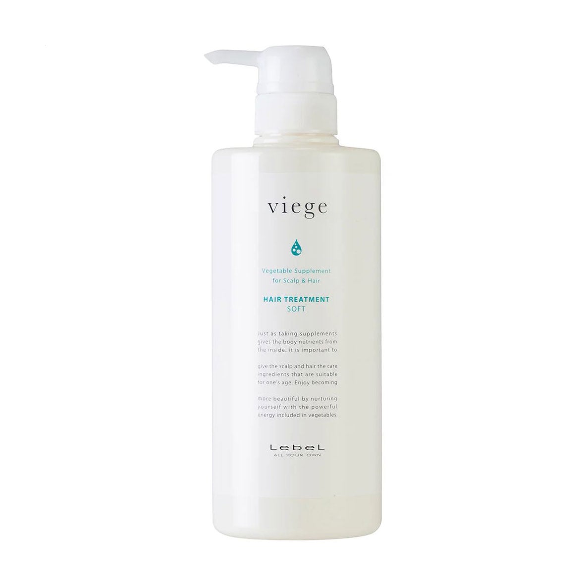 Маска LebeL Viege Hair Treatment Soft для глибокого зволоження волосся, 600 мл