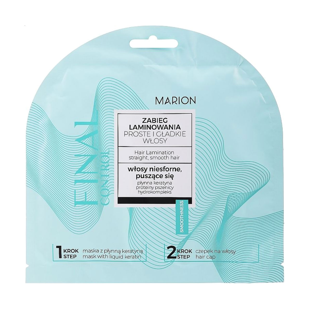 Маска Marion Final Control Hair Lamination Glossy Effect для кучерявого волосся, 20 мл