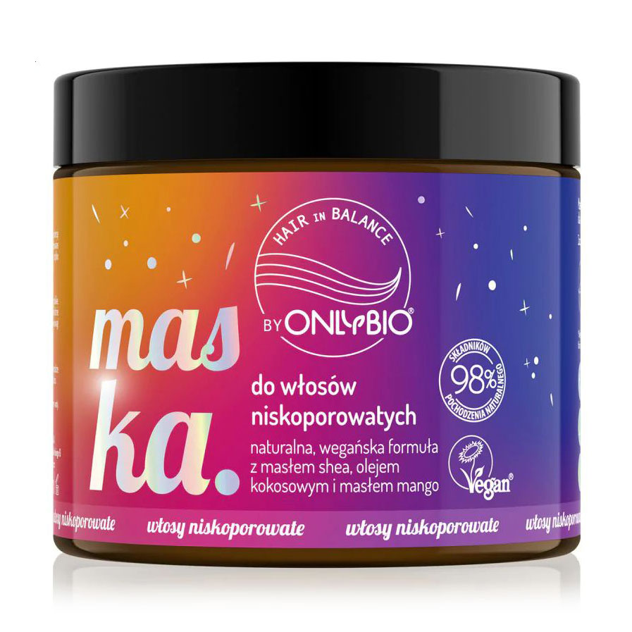 Маска OnlyBio Hair in Balance для волосся з низькою пористістю, 400 мл
