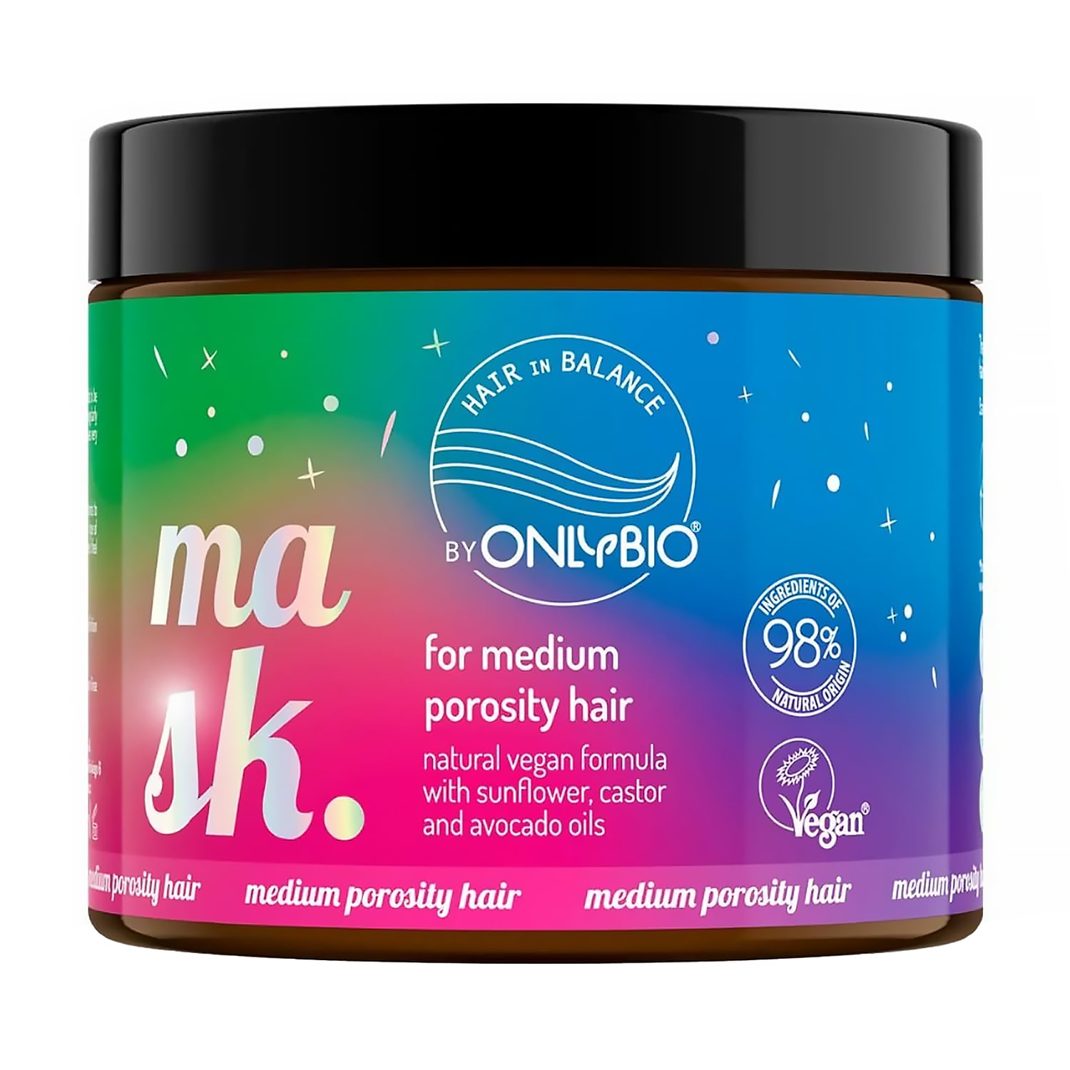 Маска OnlyBio Hair in Balance Mask для волосся з середньою пористістю, 400 мл