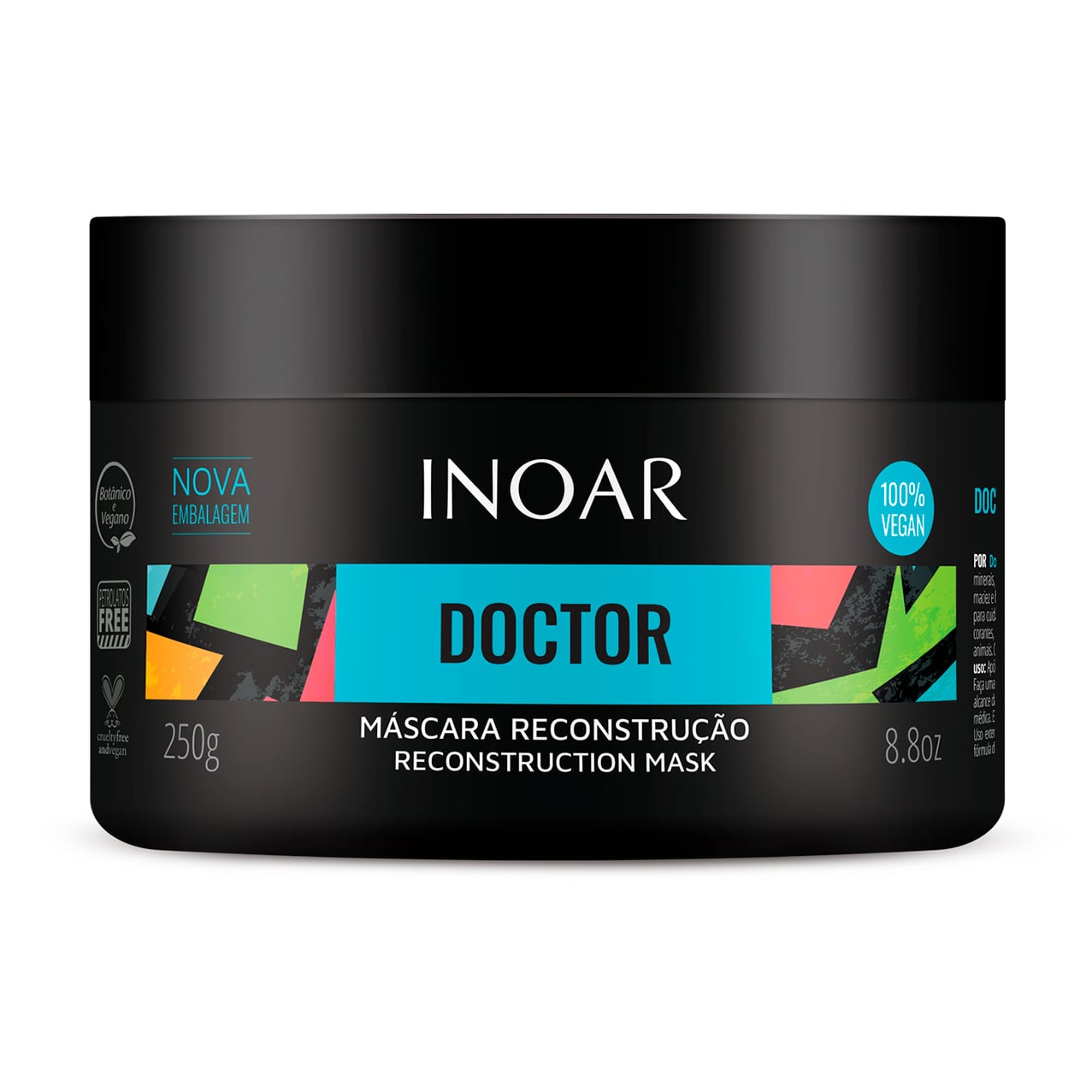 Маска-реконструктор для волосся Inoar Doctor Reconstruction Mask, 250 г