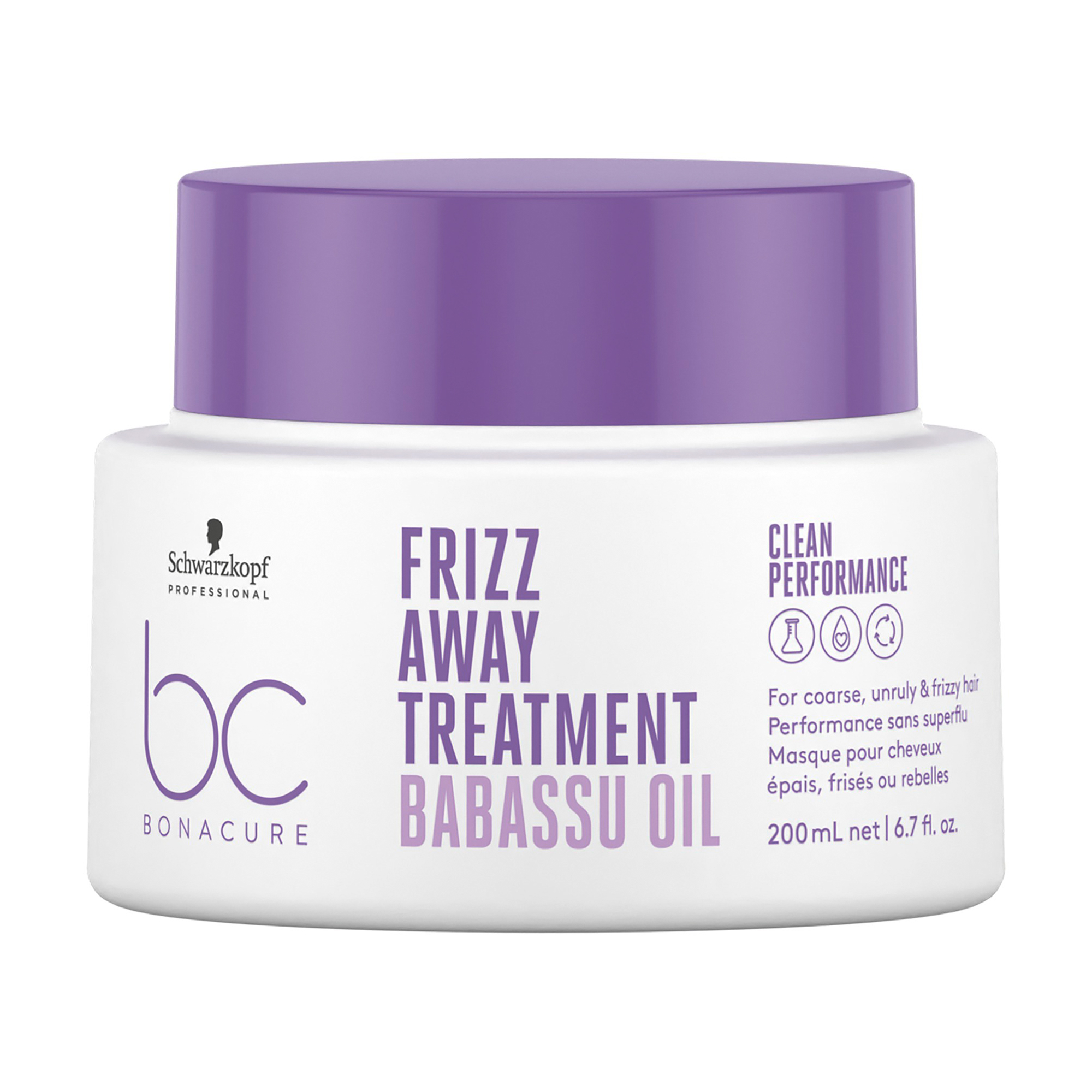 Маска Schwarzkopf Professional BC Bonacure Frizz Away Treatment для жорсткого, неслухняного і кучерявого волосся, 200 мл