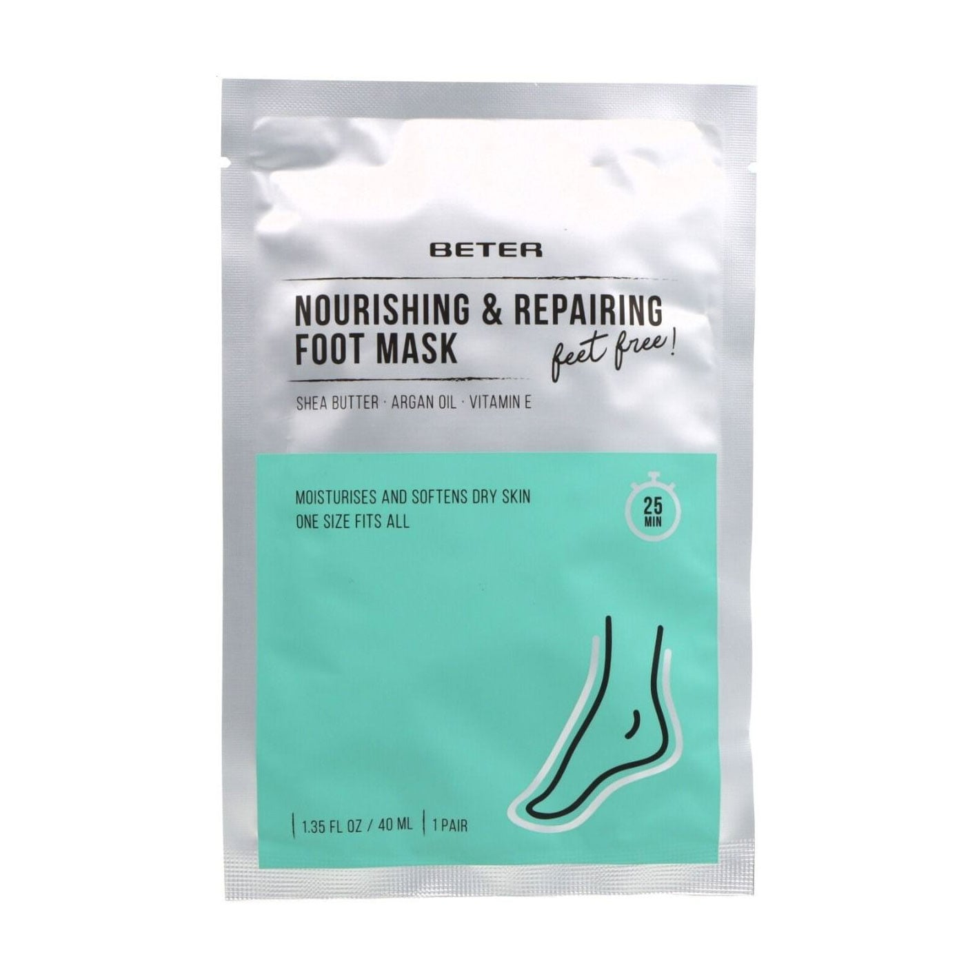 Маска-шкарпетки для ніг BETER Feet Free Nourishing Socks, 1 пара
