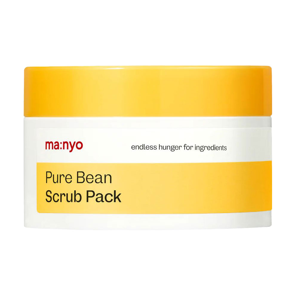 Маска-скраб для глибокого очищення обличчя Manyo Pure Bean Scrub Pack з соєвими бобами, 100 г
