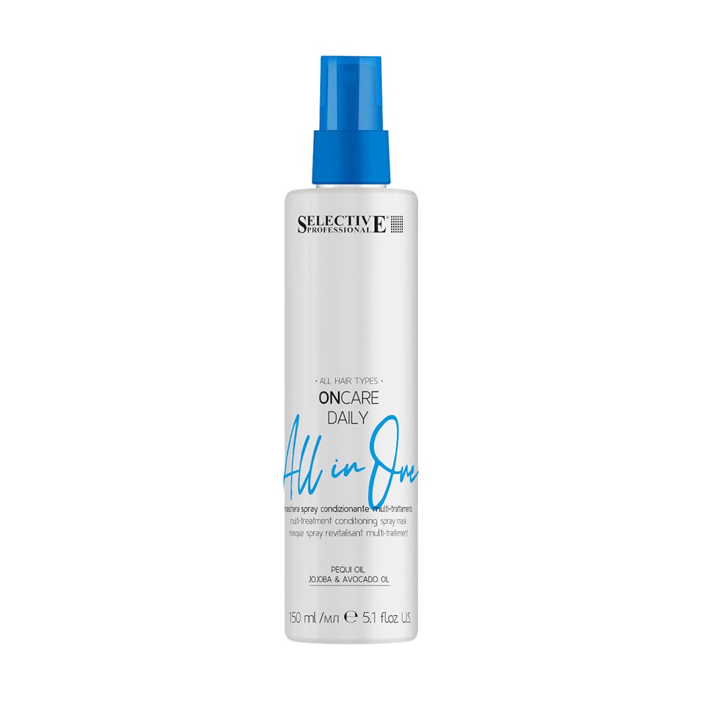 Маска-спрей 15 в 1 Selective Professional OnCare Daily All In One Multi-Treatment Conditioning Spray Mask для всіх типів волосся, 150 мл