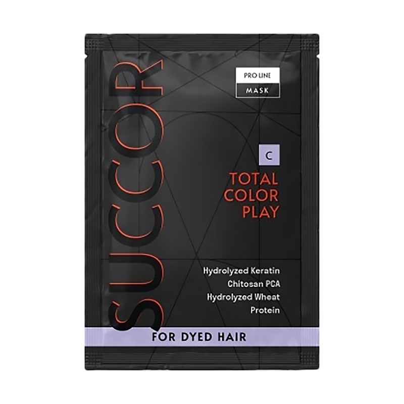 Маска Succor Total Сolor Play Mask для фарбованого волосся, 10 мл
