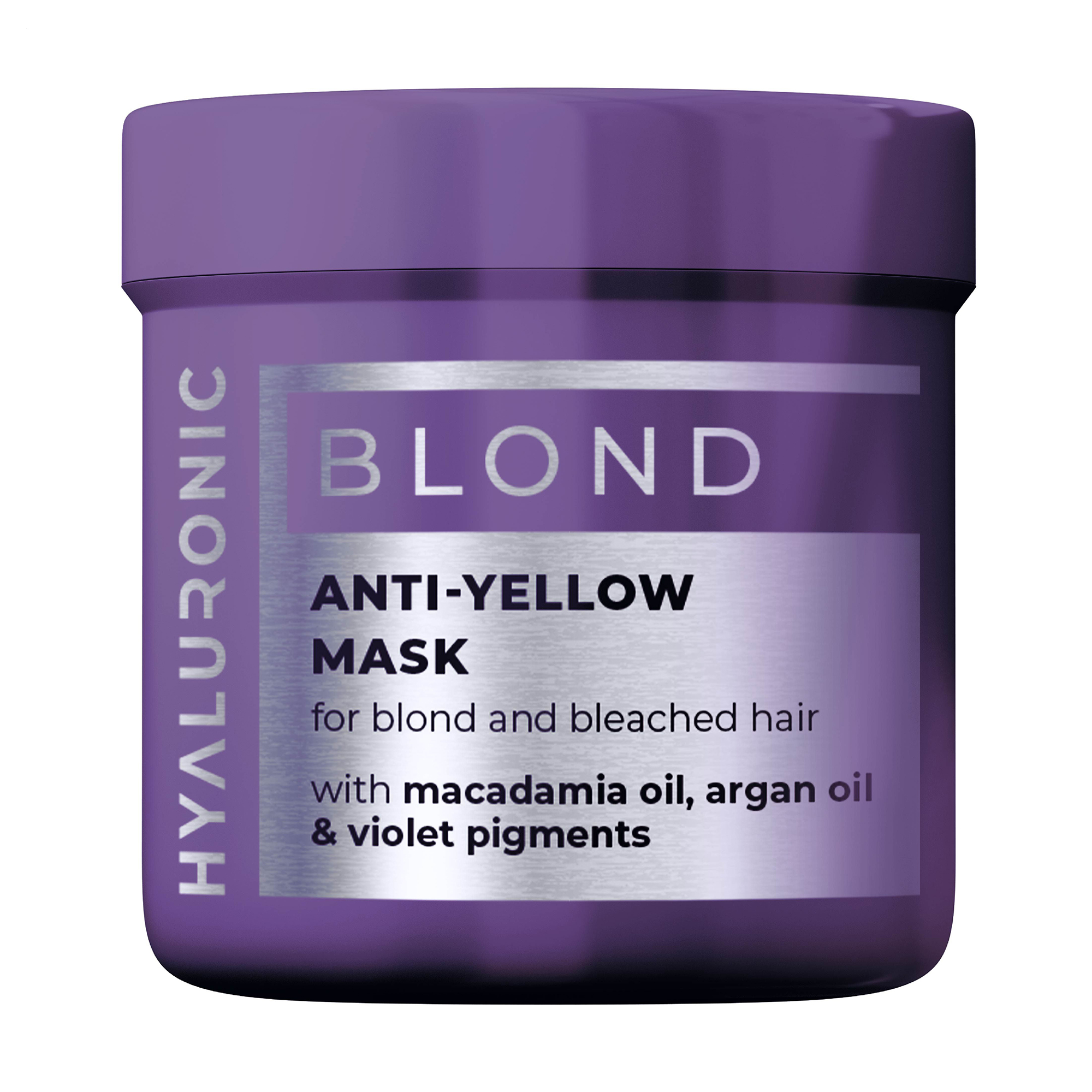 Маска Unic Hyaluronic Blond Anti-Yellow Mask для світлого та знебарвленого волосся, 500 мл