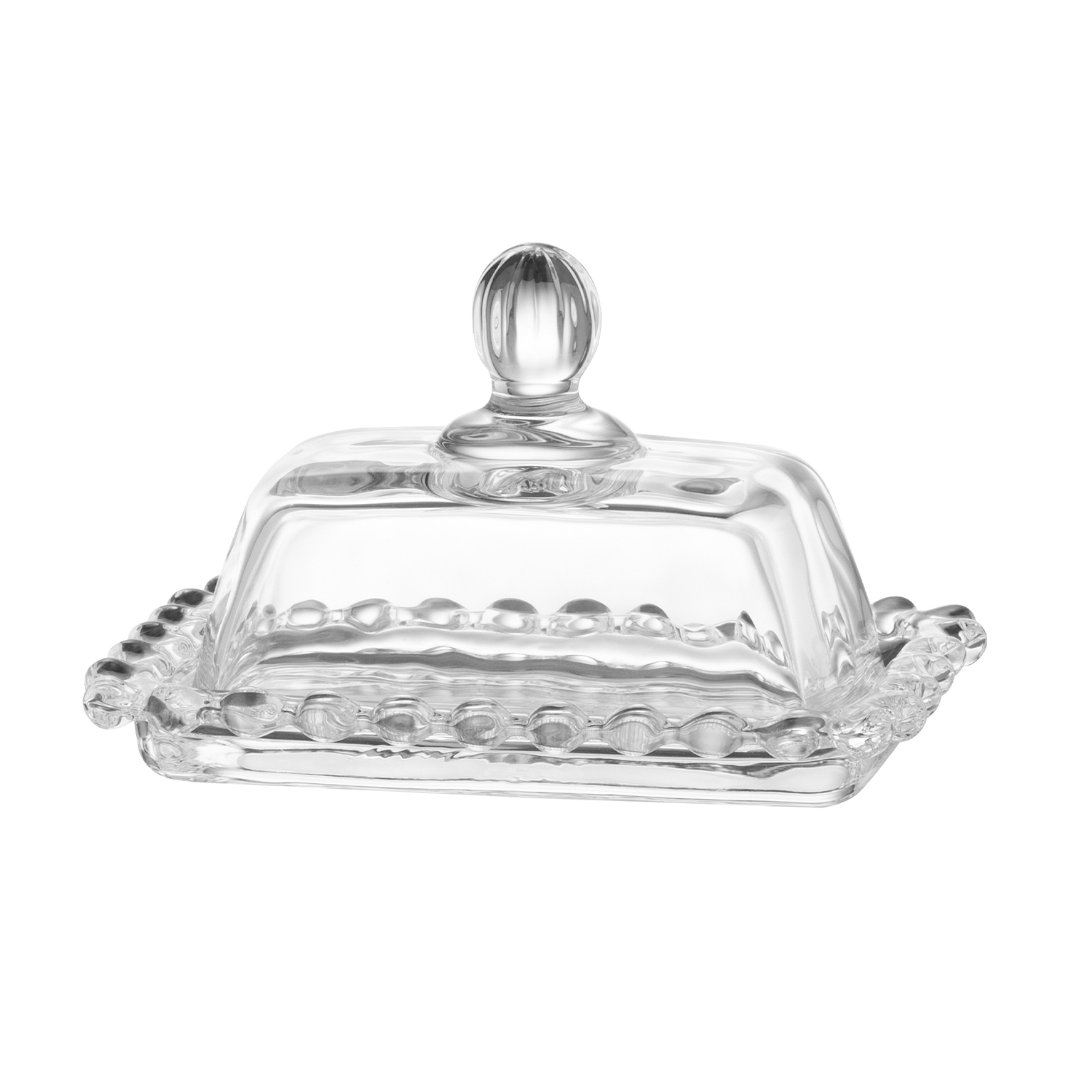 Маслянка Ardesto з кришкою, скляна, 14*9 см (AR2602BD)