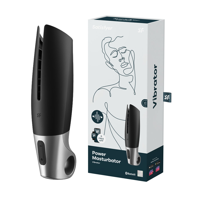 Мастурбатор-вібраційний Satisfyer Power Masturbator чорний, 1 шт