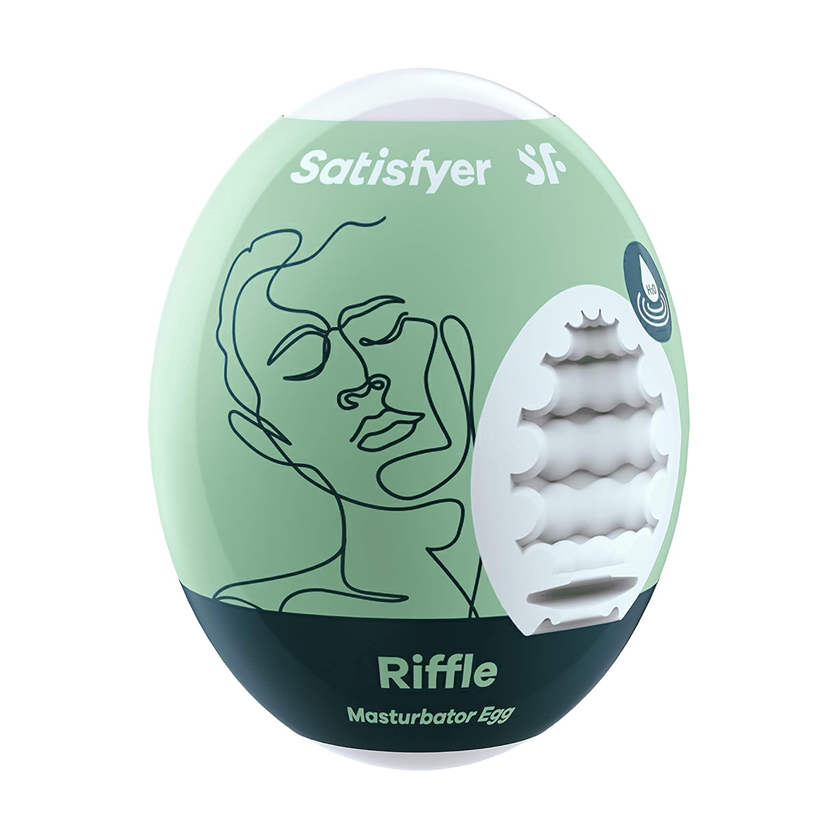 Мастурбатор-яйце Satisfyer Riffle Masturbator Egg, 1 шт