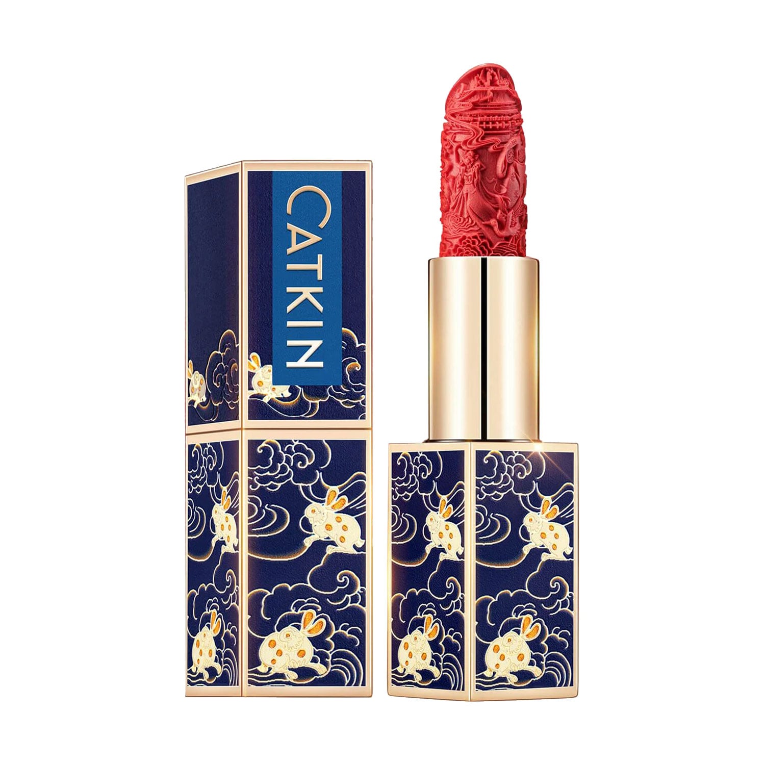 Матова помада для губ Catkin Rouge Carving Lipstick CP133 Camellia, 3.2 г