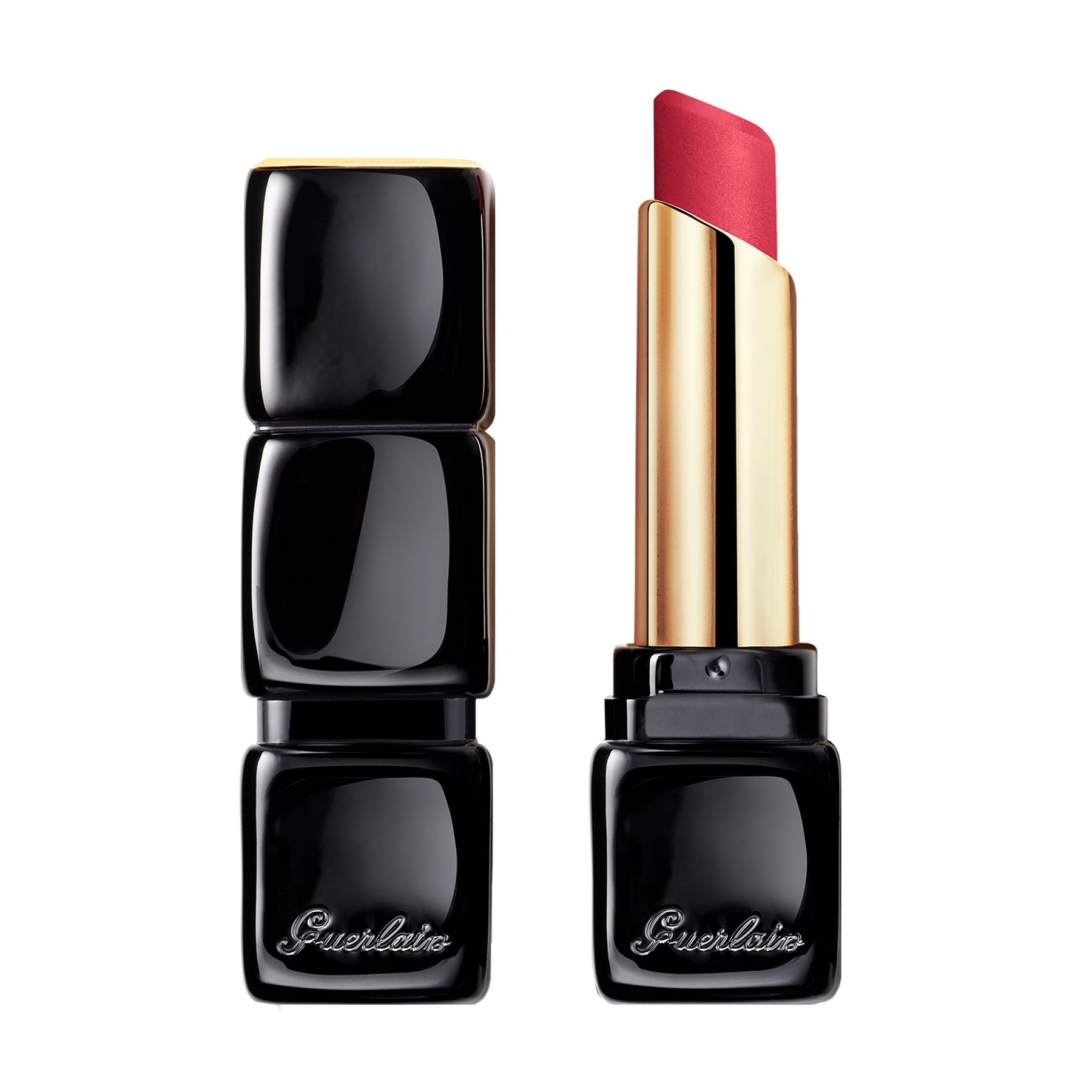 Матова помада для губ Guerlain KissKiss Tender Matte з ефектом сяяння, 219 Tender Rose, 2.8 г
