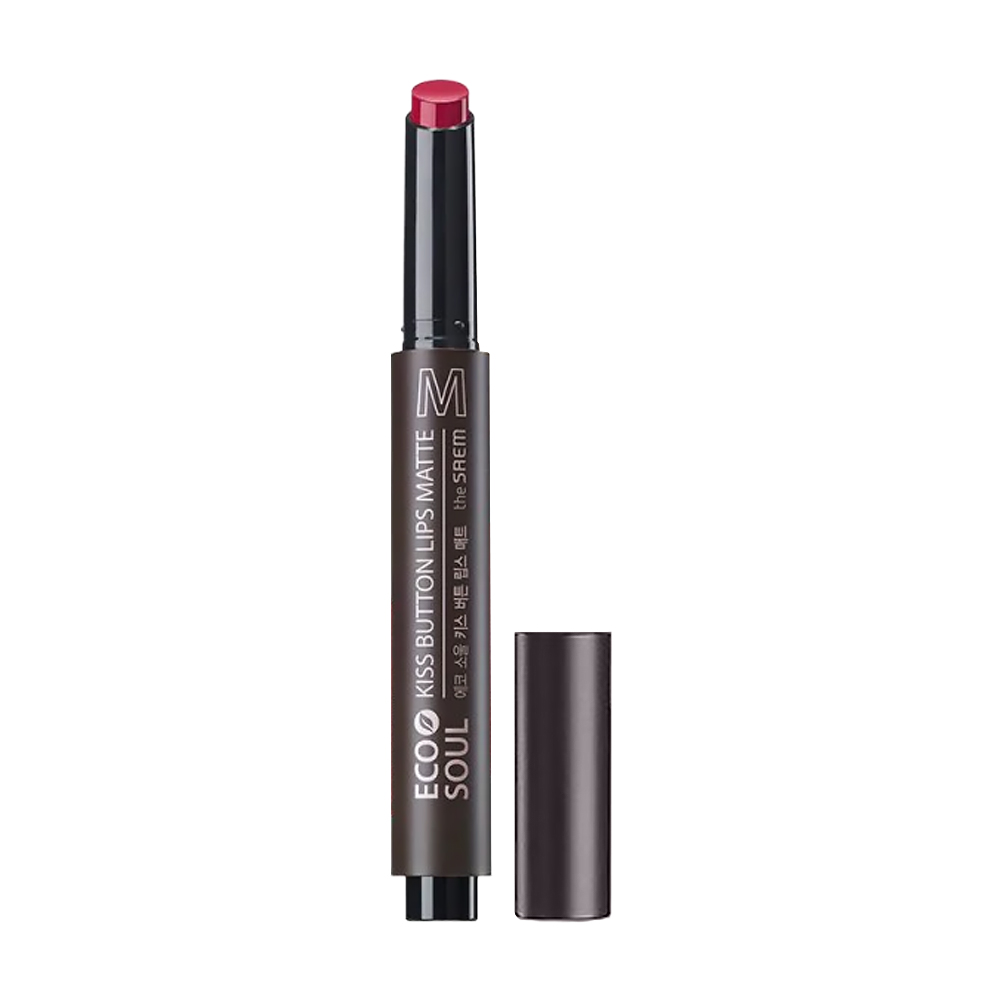 Матова помада для губ The Saem Eco Soul Kiss Button Lips Matte 05 Red Warmer, 2 г