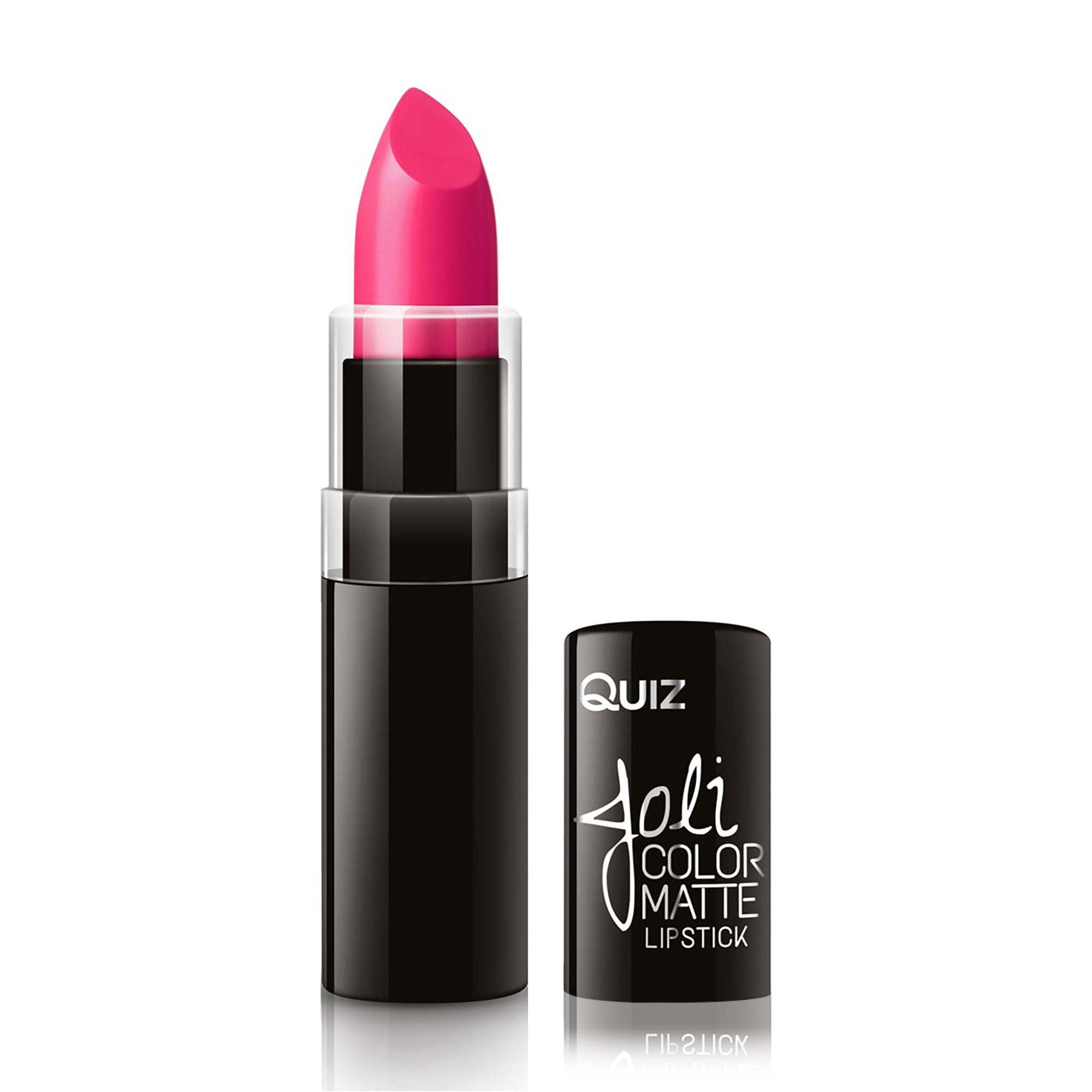 Матова стійка помада для губ Quiz Cosmetics Joli Color Matte Long Lasting Lipstick 303 Rasberry Pink, 3.6 г