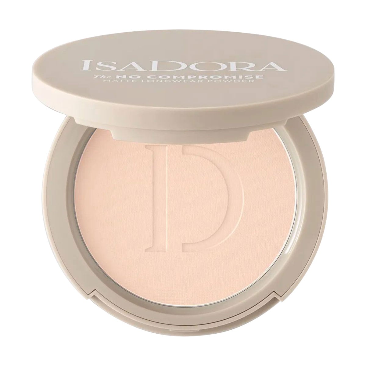 Матова стійка пудра для обличчя IsaDora The No Compromise Matte Longwear Powder 61 Cool Ivory, 7 г