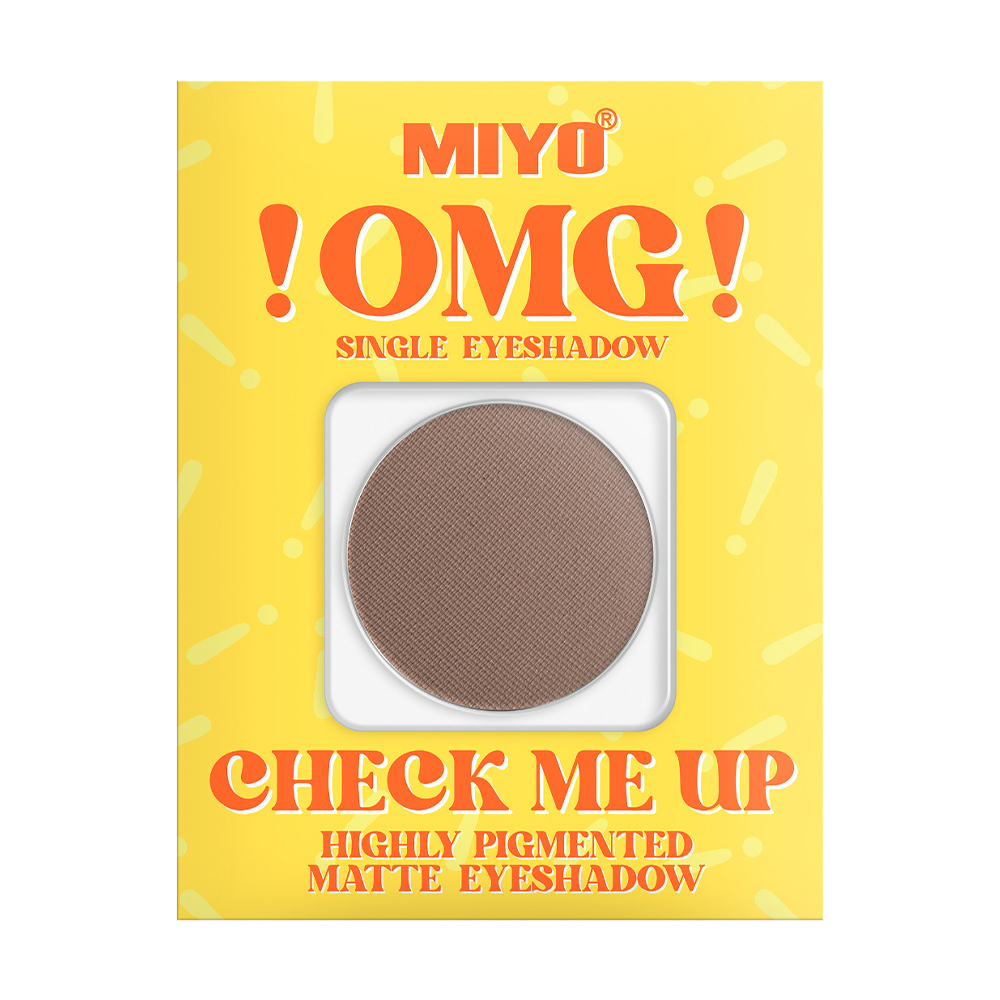 Матові тіні для повік Miyo !OMG! Check Me Up Matte Eyeshadow 14 Brownie, 1.3 г