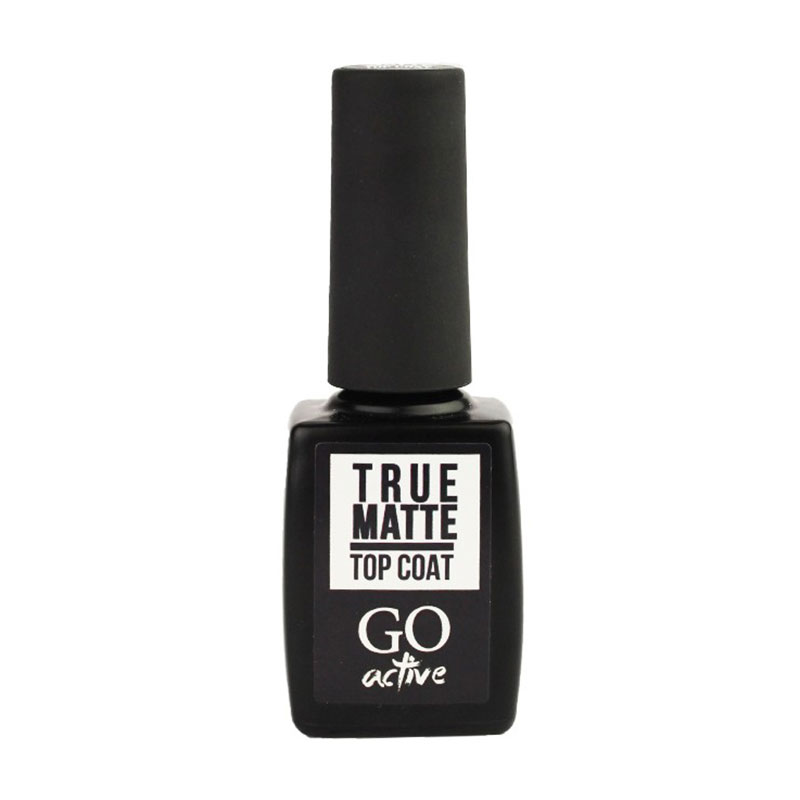 Матовий топ для гель-лаку Go Active True Matte Top Coat, 10 мл