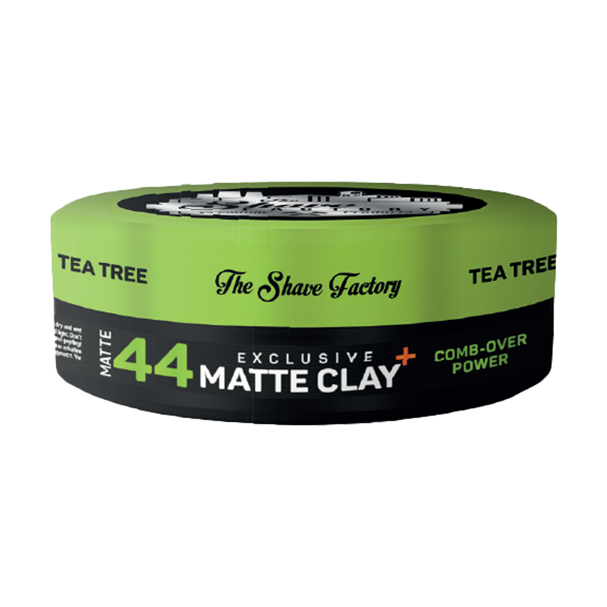 Матувальна глина для укладання волосся The Shave Factory Exсlusive Matte Clay 44, з олією чайного дерева, 150 мл