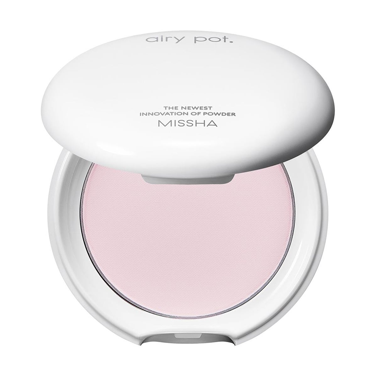 Матувальна компактна пудра для обличчя Missha Airy Pot Pressed Powder, Pink, 8 г