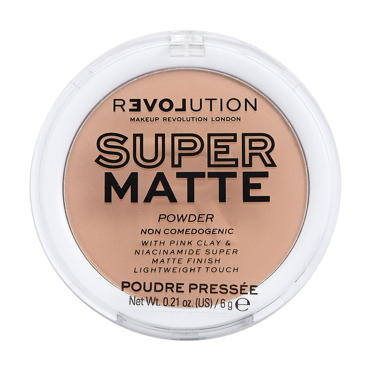 Матувальна пудра для обличчя Relove by Revolution Super Matte Pressed Powder, Beige, 6 г