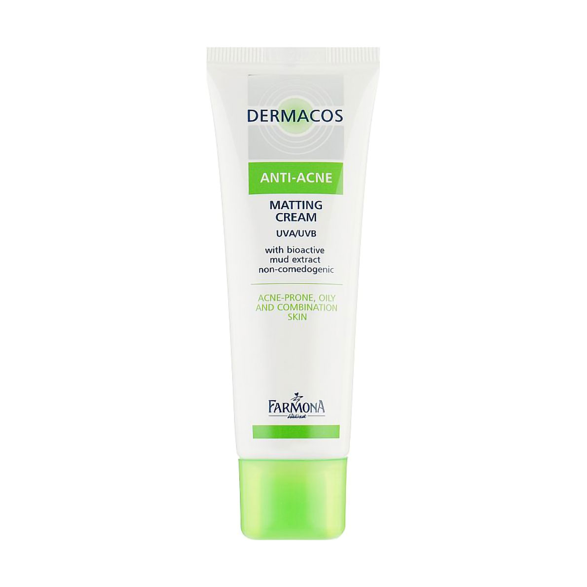 Матувальний денний крем для обличчя Farmona Dermacos Anti-Acne Matting Cream UVA/UVB, 50 мл