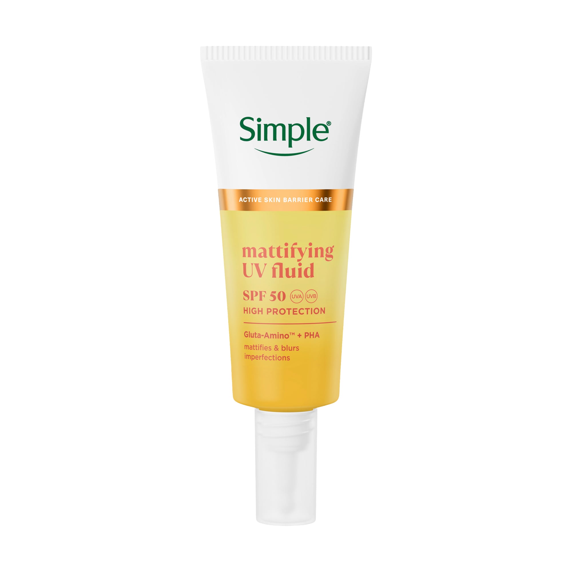 Матувальний флюїд для обличчя Simple Mattifying UV Fluid SPF 50, 40 мл