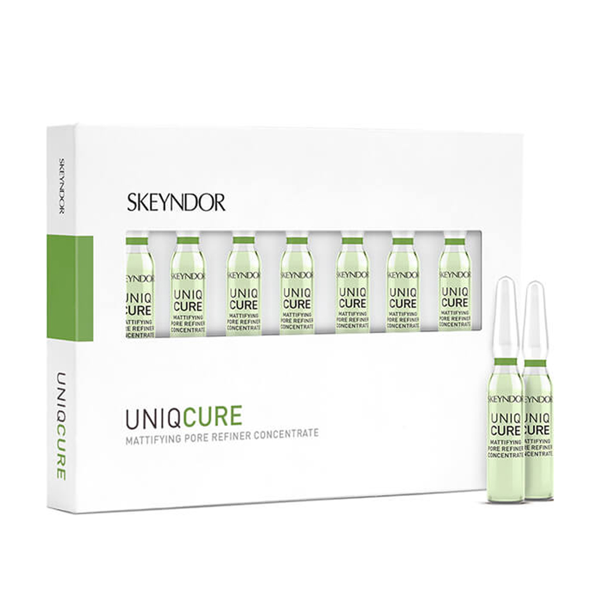 Матувальний концентрат для обличчя Skeyndor Uniqcure Mattifying Pore Refiner Concentrate для звуження пор, 7*2 мл