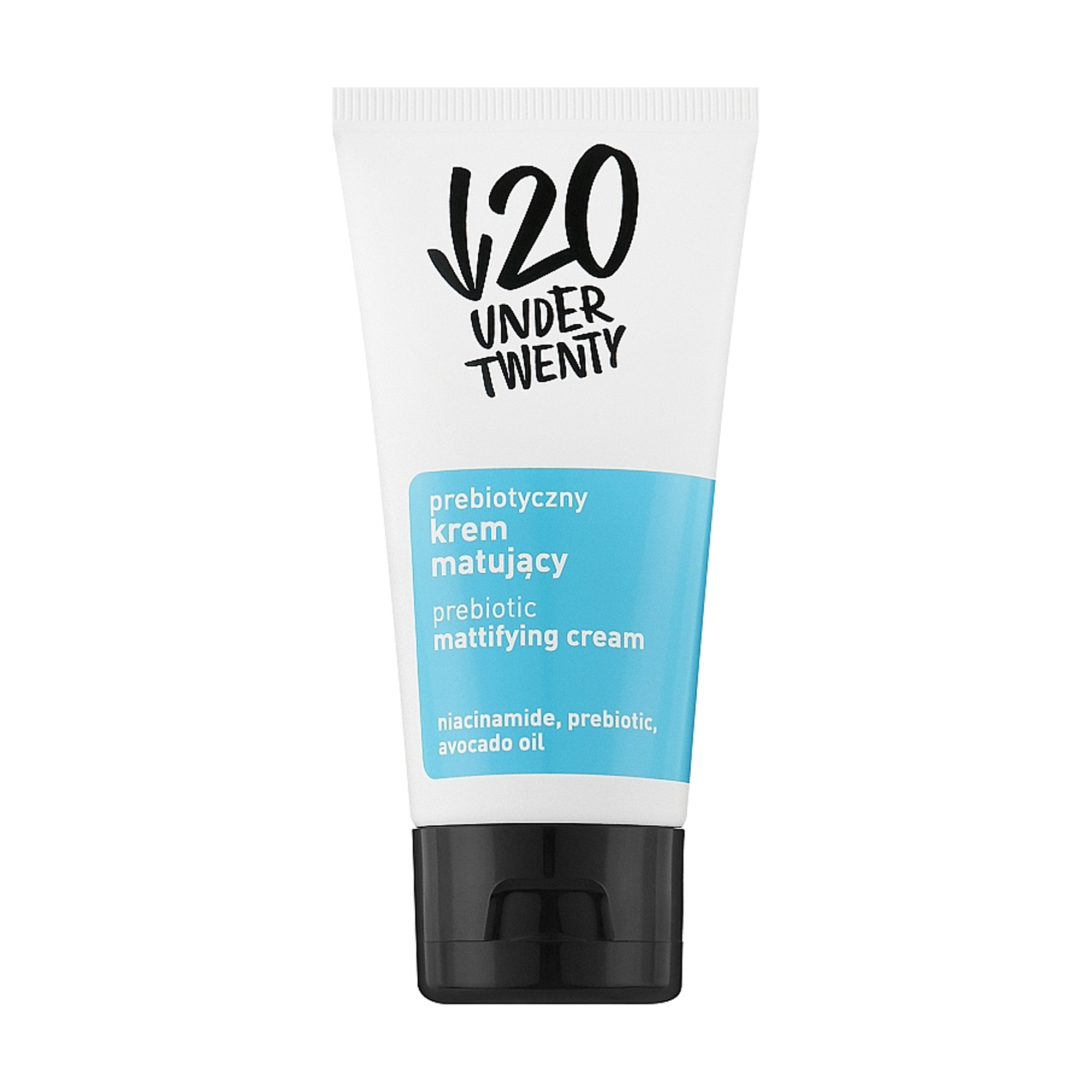 Матувальний пробіотичний крем для обличчя Under Twenty Prebiotic Mattifying Cream, 50 мл
