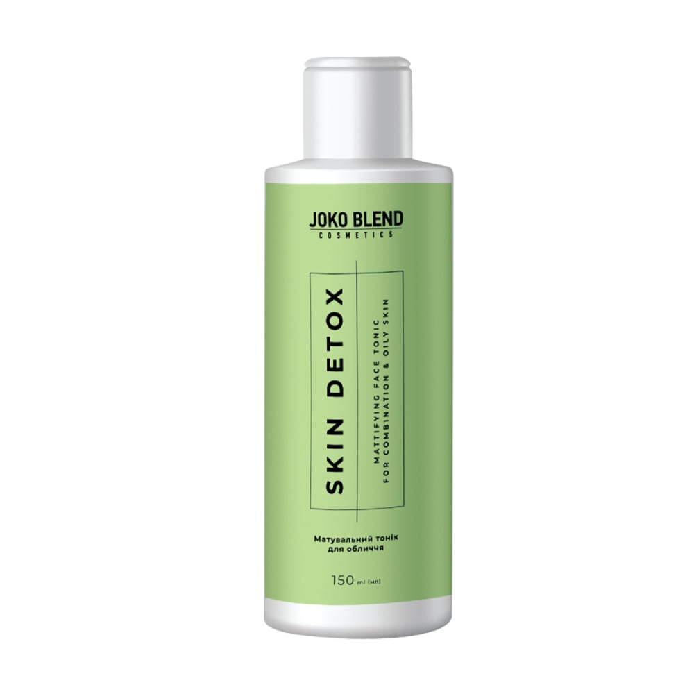 Матувальний тонік для обличчя Joko Blend Skin Detox Mattifying Face Tonic для комбінованої та жирної шкіри, 150 мл