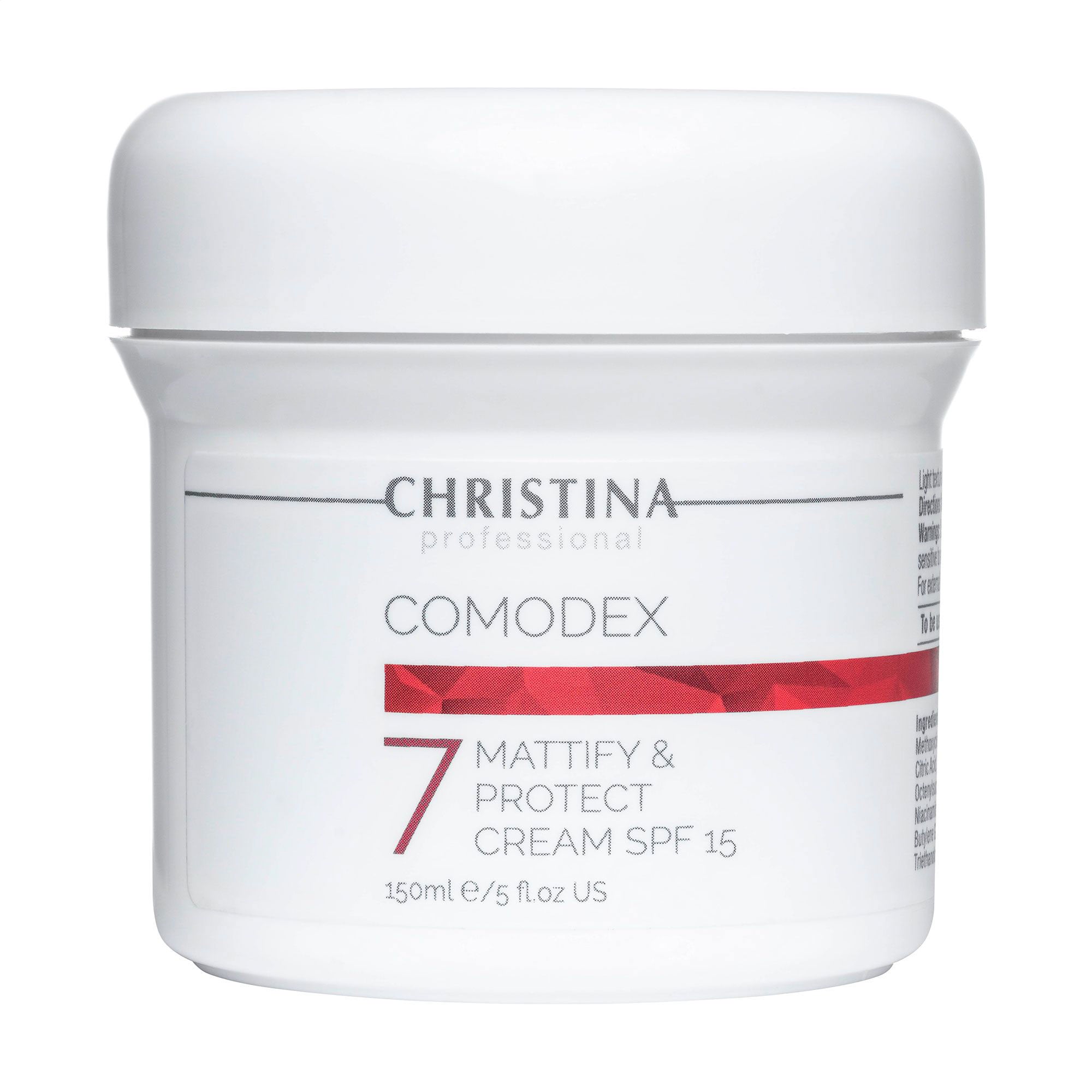 Матувальний захисний крем для обличчя Christina Comodex-Mattify &amp; Protect Cream SPF 15, 150 мл