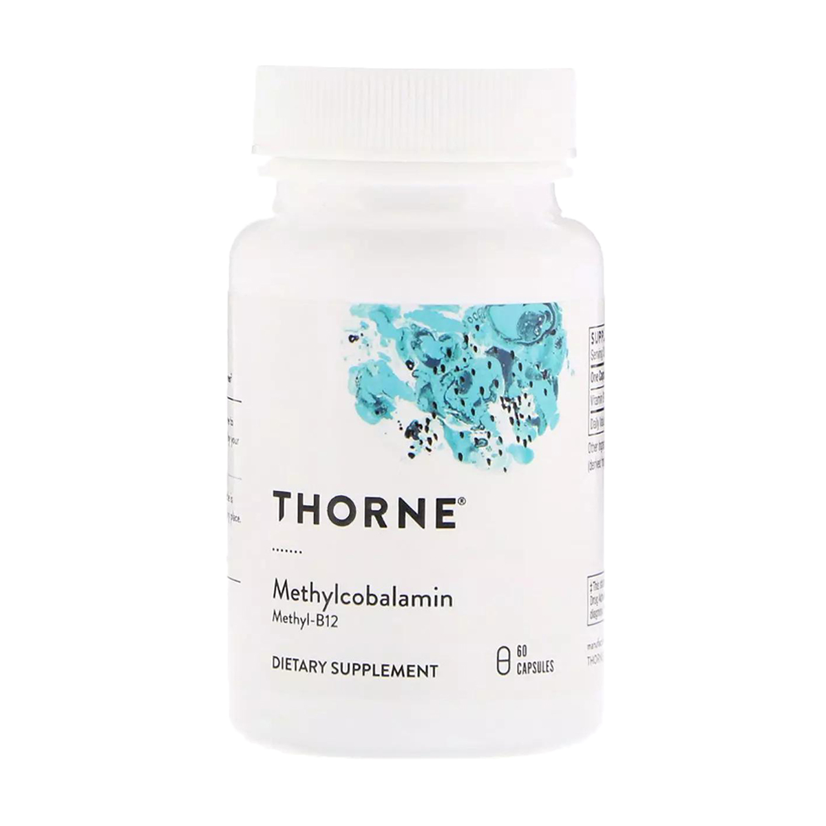 Метилкобаламін (B12) Thorne Research Methylcobalamin Methyl B12, 1000 мкг, 60 капсул