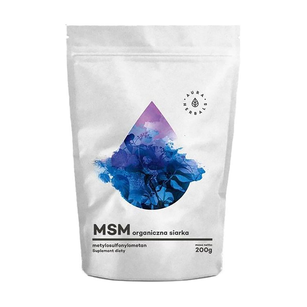 Метилсульфонілметан Aura Herbals MSM в порошку, 200 г