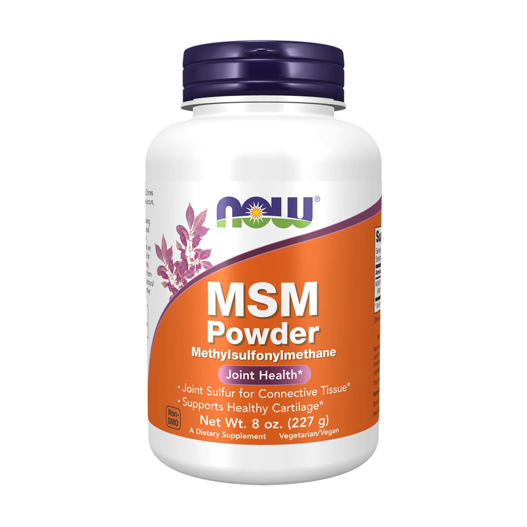 Метилсульфонілметан NOW foods MSM Powder в порошку, 227 г