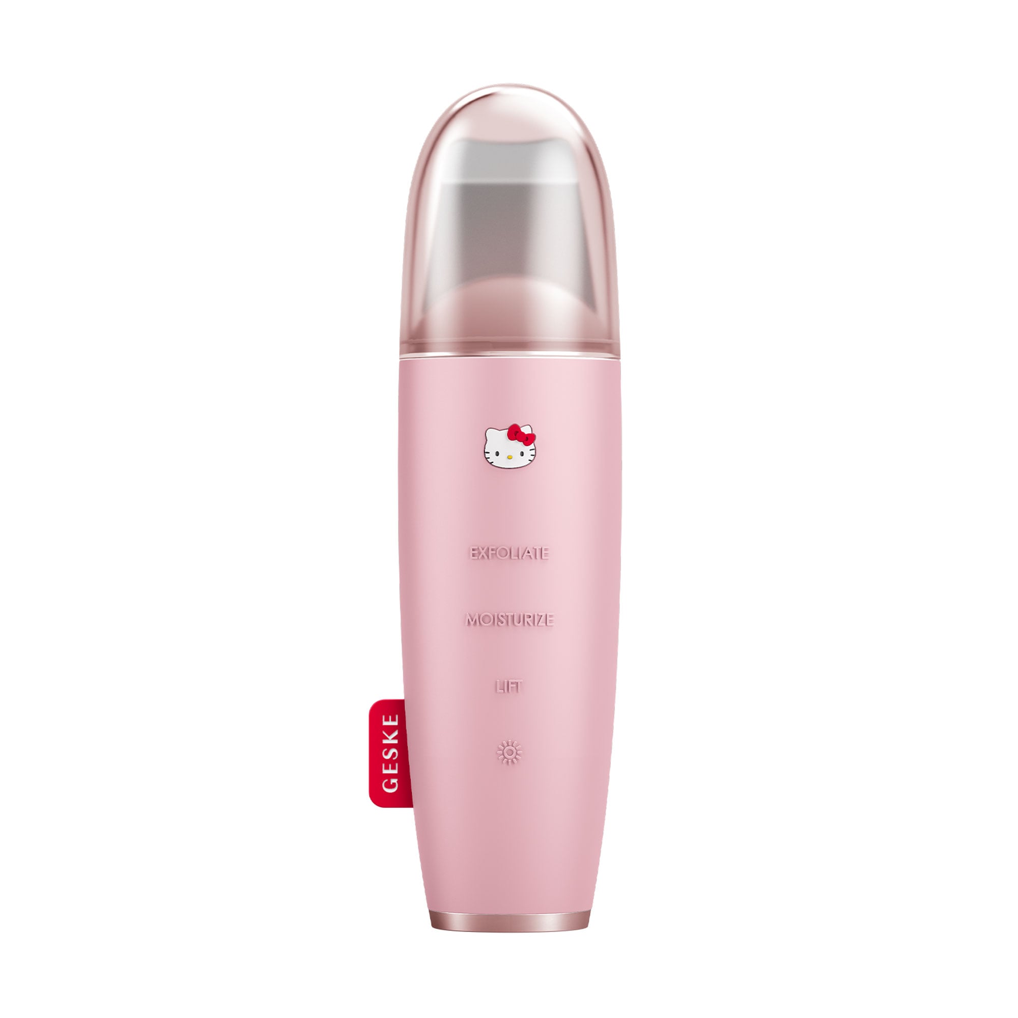 Мікрострумовий скрабер для шкіри та усунення чорних точок Geske MicroCurrent Skin Scrubber &amp; Blackhead Remover 9 в 1 by Hello Kitty рожевий