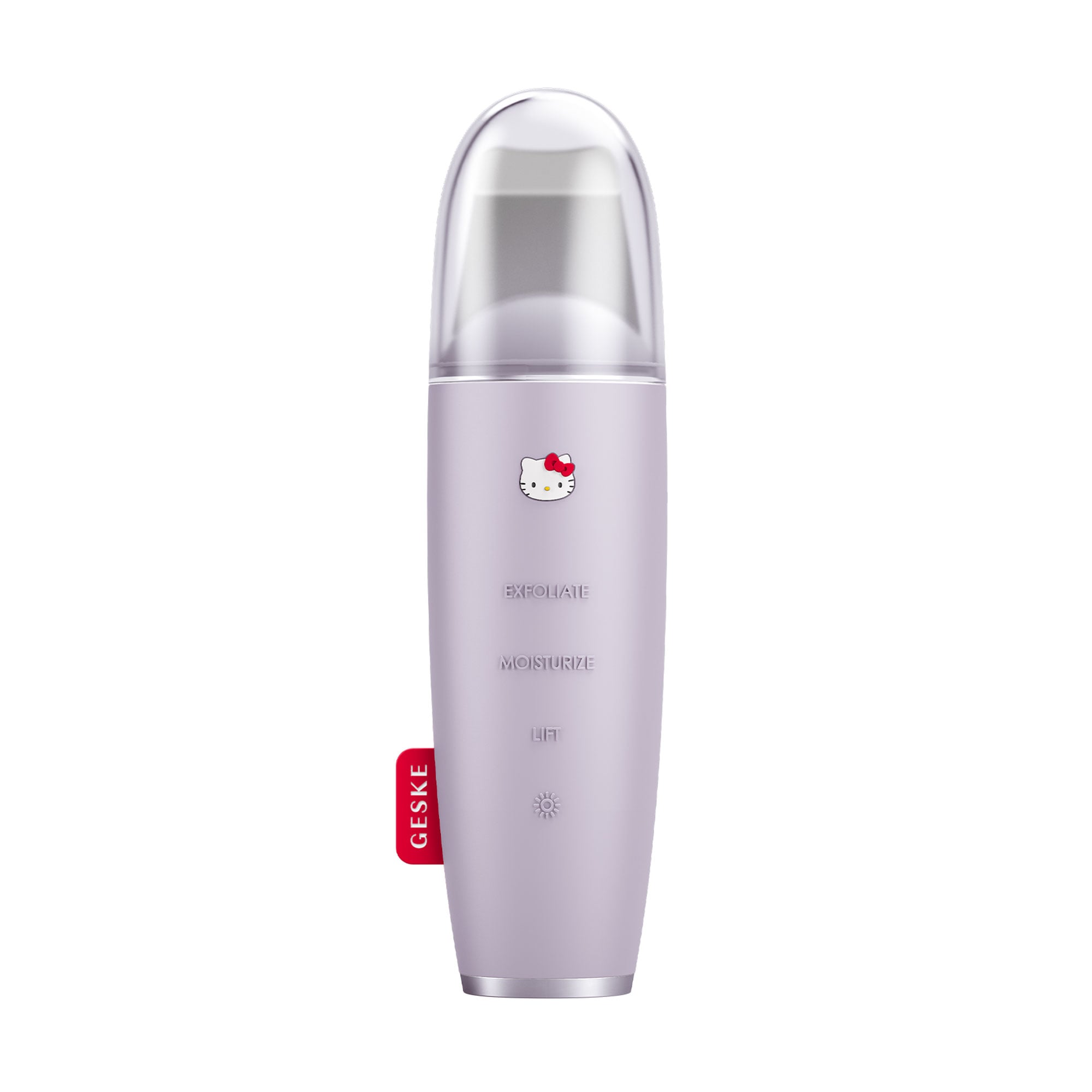 Мікрострумовий скрабер для шкіри та усунення чорних точок Geske MicroCurrent Skin Scrubber &amp; Blackhead Remover 9 в 1 by Hello Kitty фіолетовий