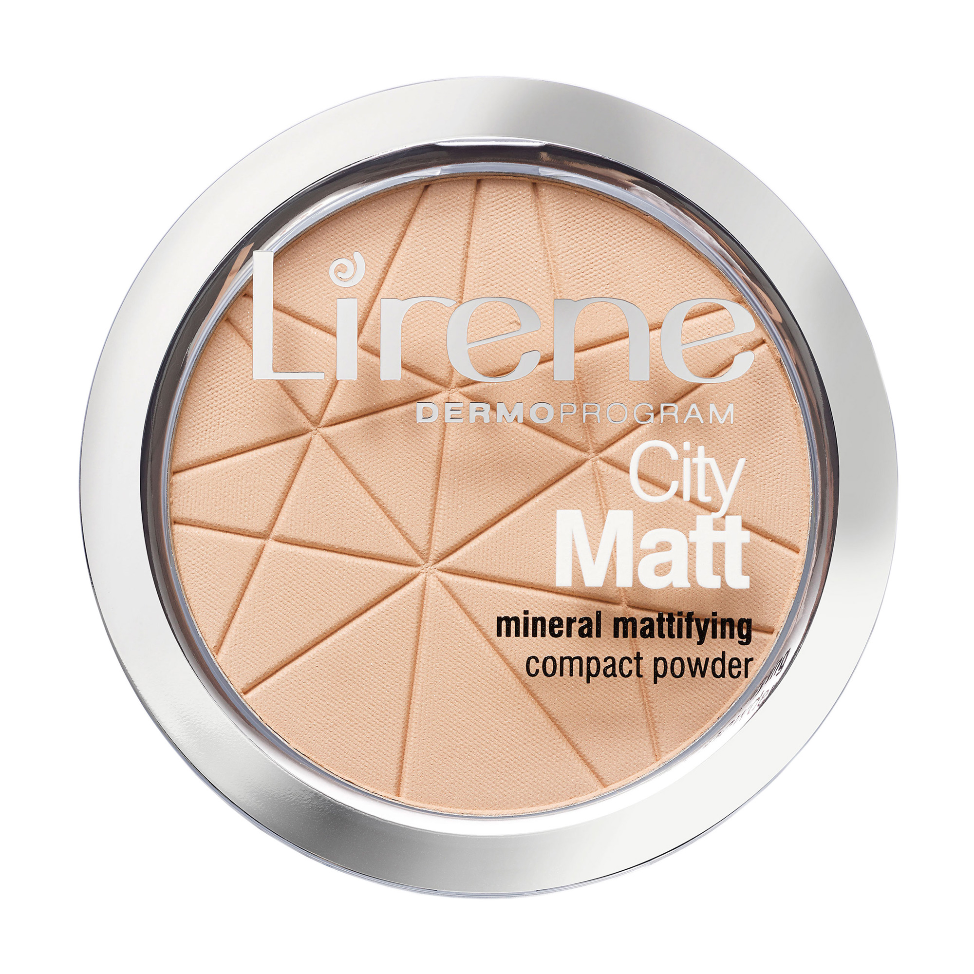 Мінеральна матувальна пудра Lirene City Matt Compact Powder, 01, 9 г