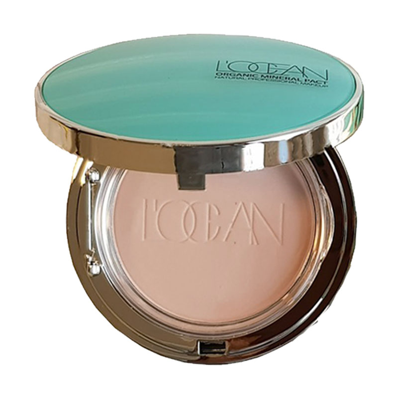Мінеральна пудра для обличчя L'OCEAN Organic Mineral Pact 13 Beige Pink, 14 г