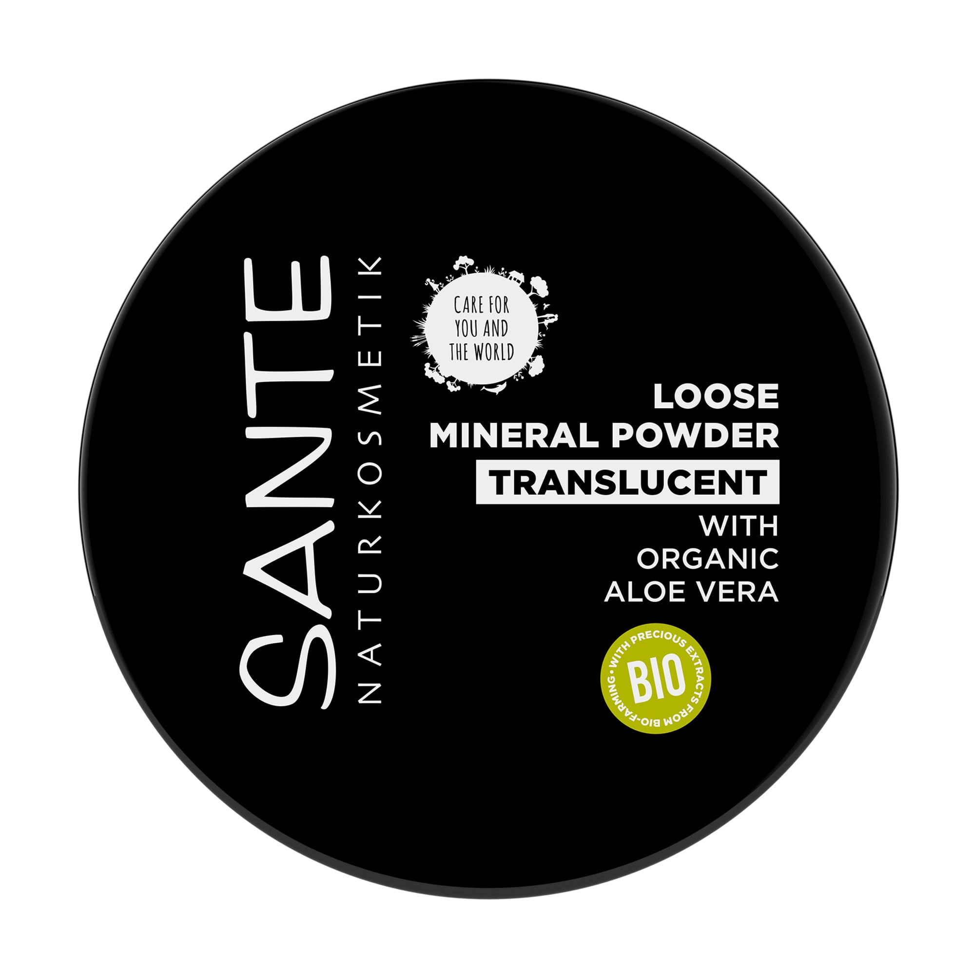 Мінеральна розсипчаста біопудра для обличчя Sante Loose Mineral Powder Translucent, 12 г