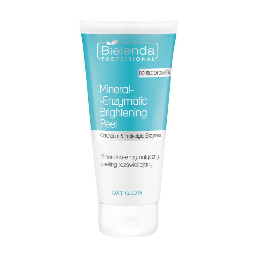 Мінерально-ферментний пілінг для обличчя Bielenda Professional Oxy Glow Mineral-Enzymatic Brightening Peel, 150 мл