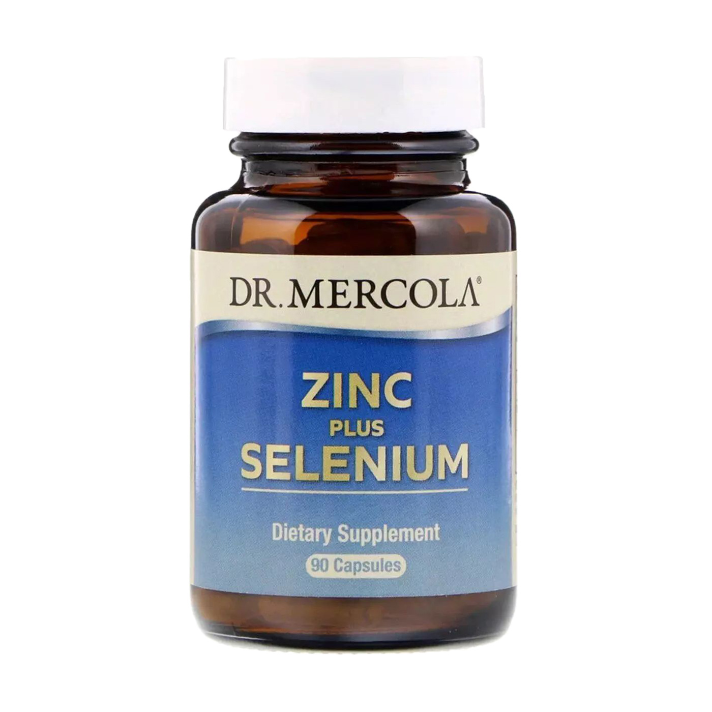 Мінеральний комплекс Dr. Mercola Zinc plus Selenium Цинк плюс селен, 90 капсул