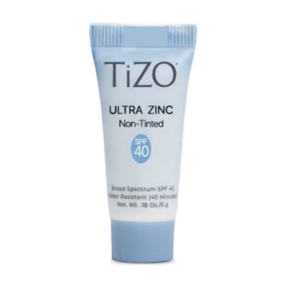 Мінеральний сонцезахисний крем для обличчя та тіла TiZO Ultra Zinc Body &amp; Face Non-Tinted SPF 40 без відтінку, 5 г