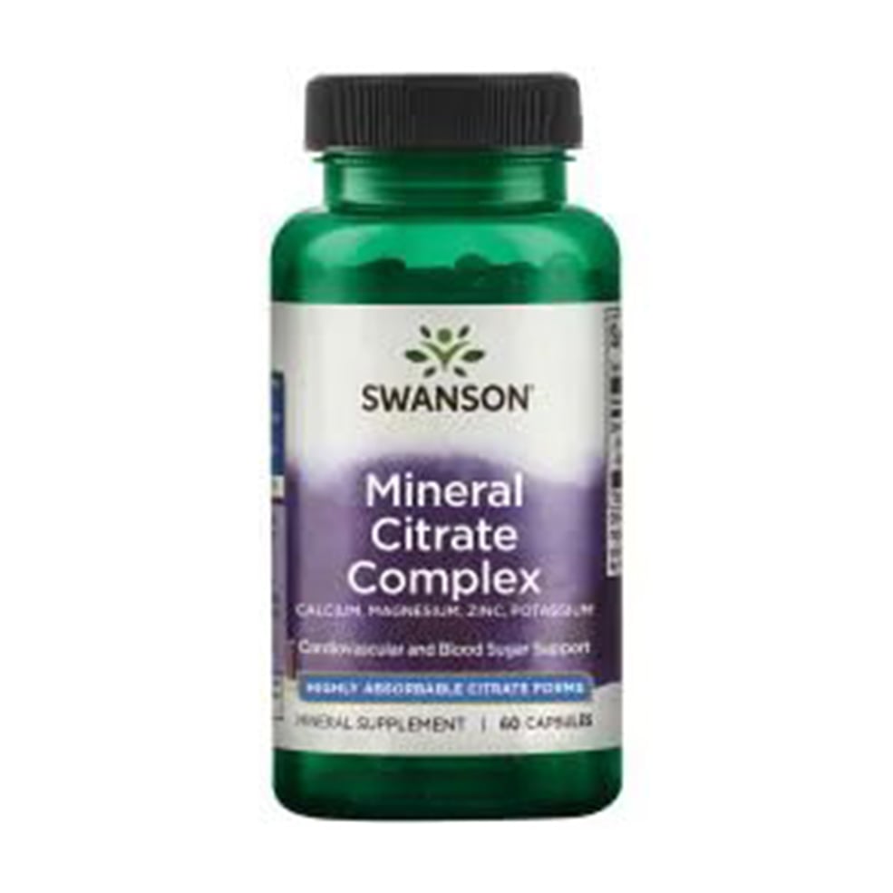 Мінеральний цитратний комплекс Swanson Mineral Citrate Complex, 60 капсул