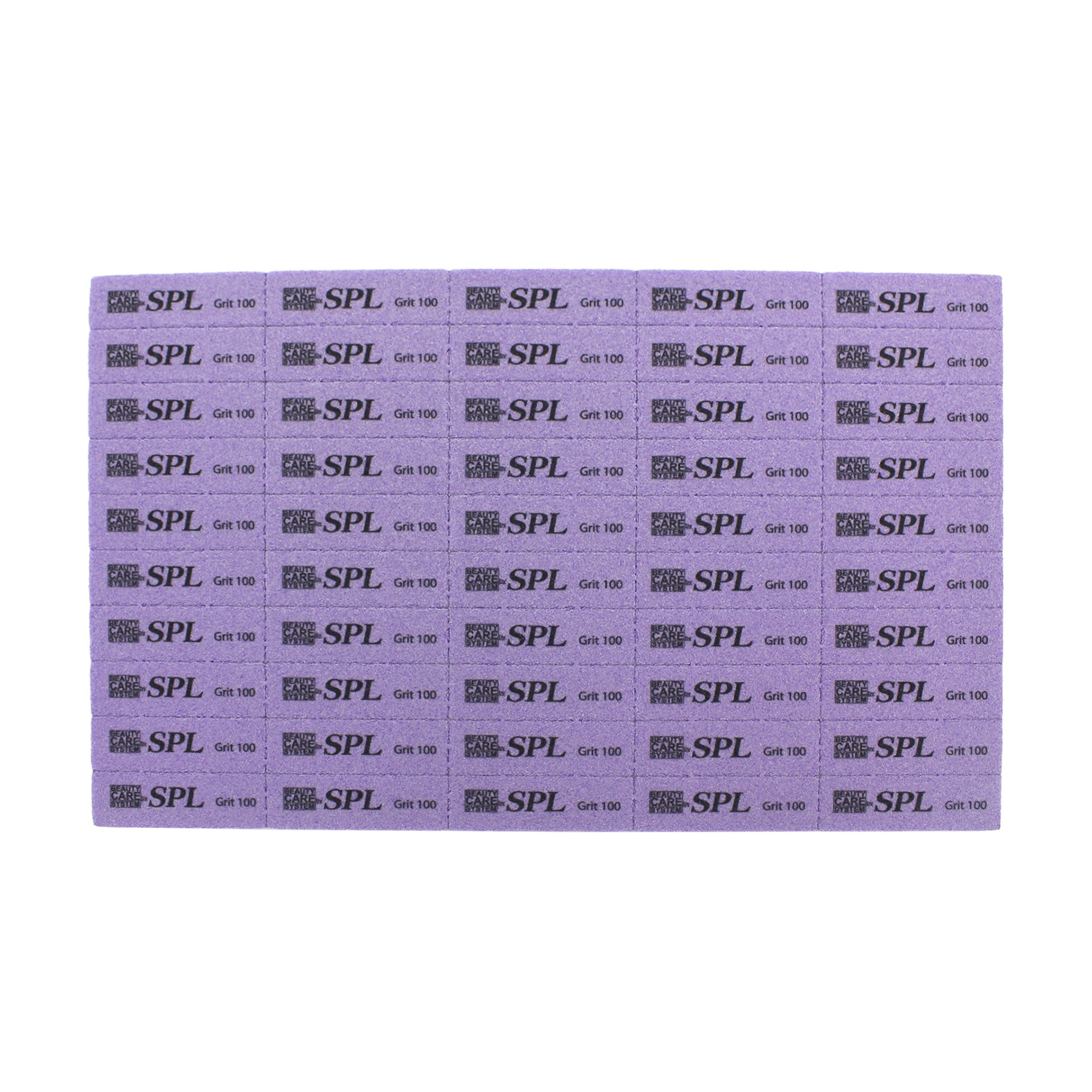 Міні блок мінеральний для нігтів SPL 100 грит, 50 шт (MS-958)