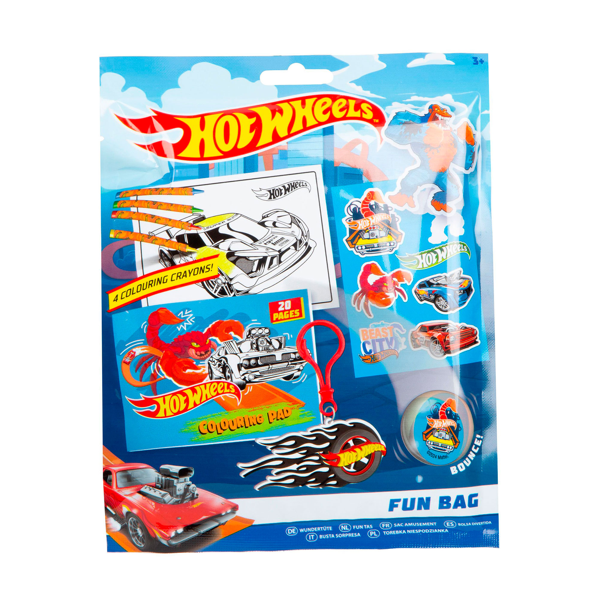Мінінабір для творчості та розваг Hot Wheels від 3 років (60-0038)