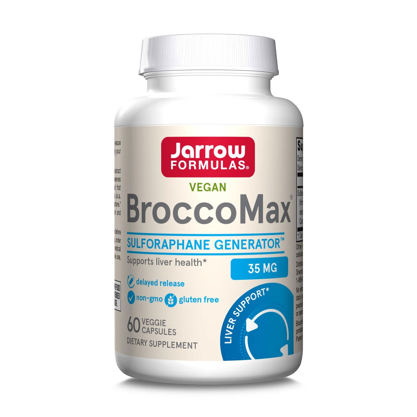 Мірозиназа екстракт броколі Jarrow Formulas Myrosinase Activated SGS BroccoMax, 60 капсул