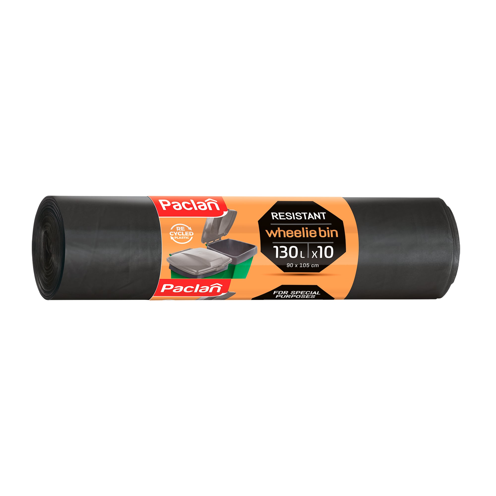 Мішки для сміття Paclan Curver 130 л, 10 шт